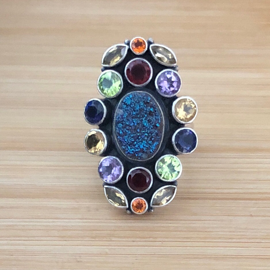 $122 Limited Edition Nicky Butler Estate Ring #174/1200 Size 10 Nb 925 India